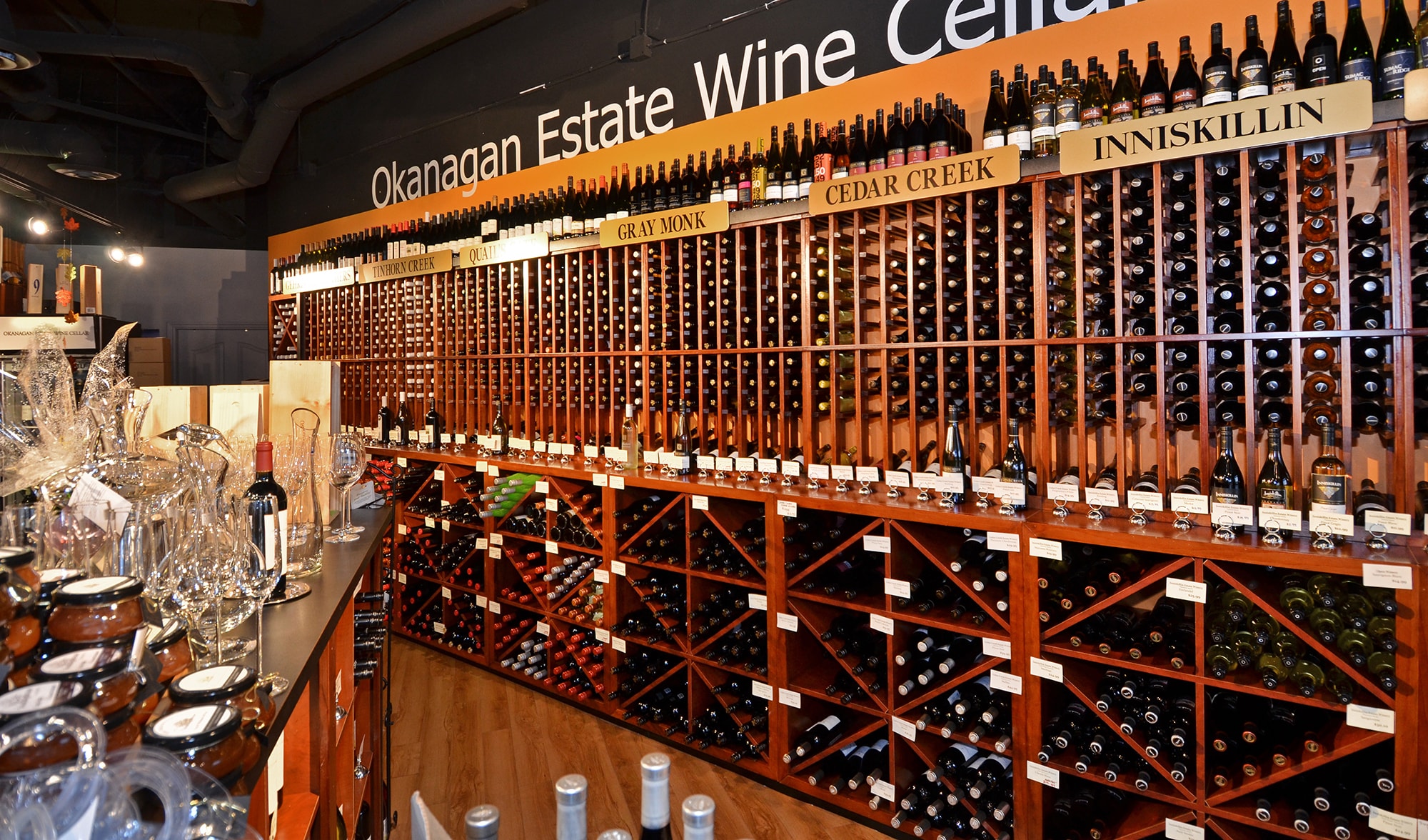 Okanagan Estate Wine Cellar
