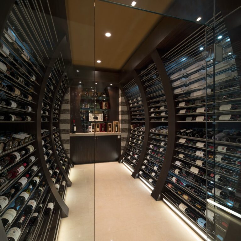 Finn Slough Custom Wine Cellar